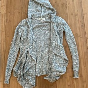 Pink Rose waterfall cardigan